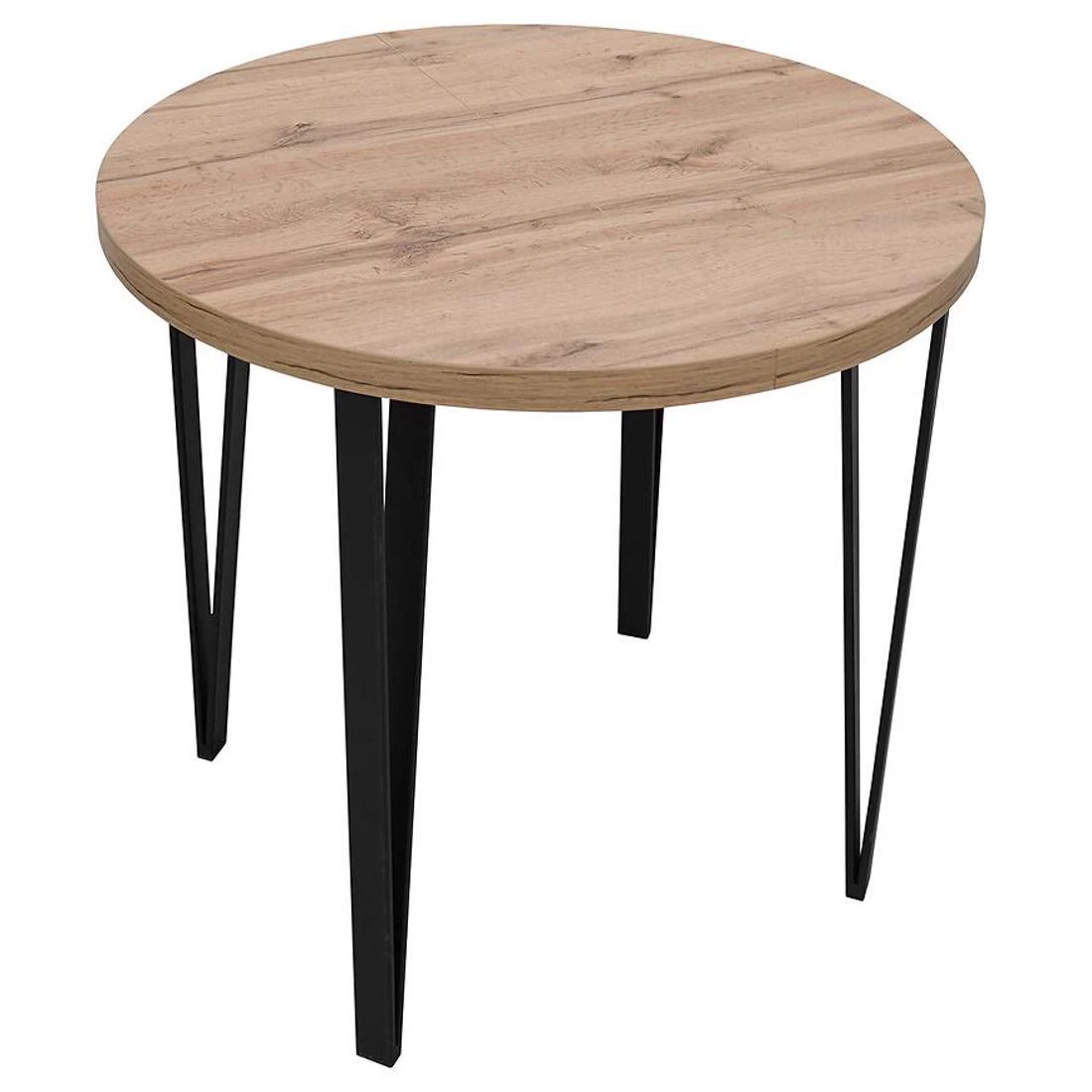 St-81 stol produživi 100/150x100x76 cm wotan/crna