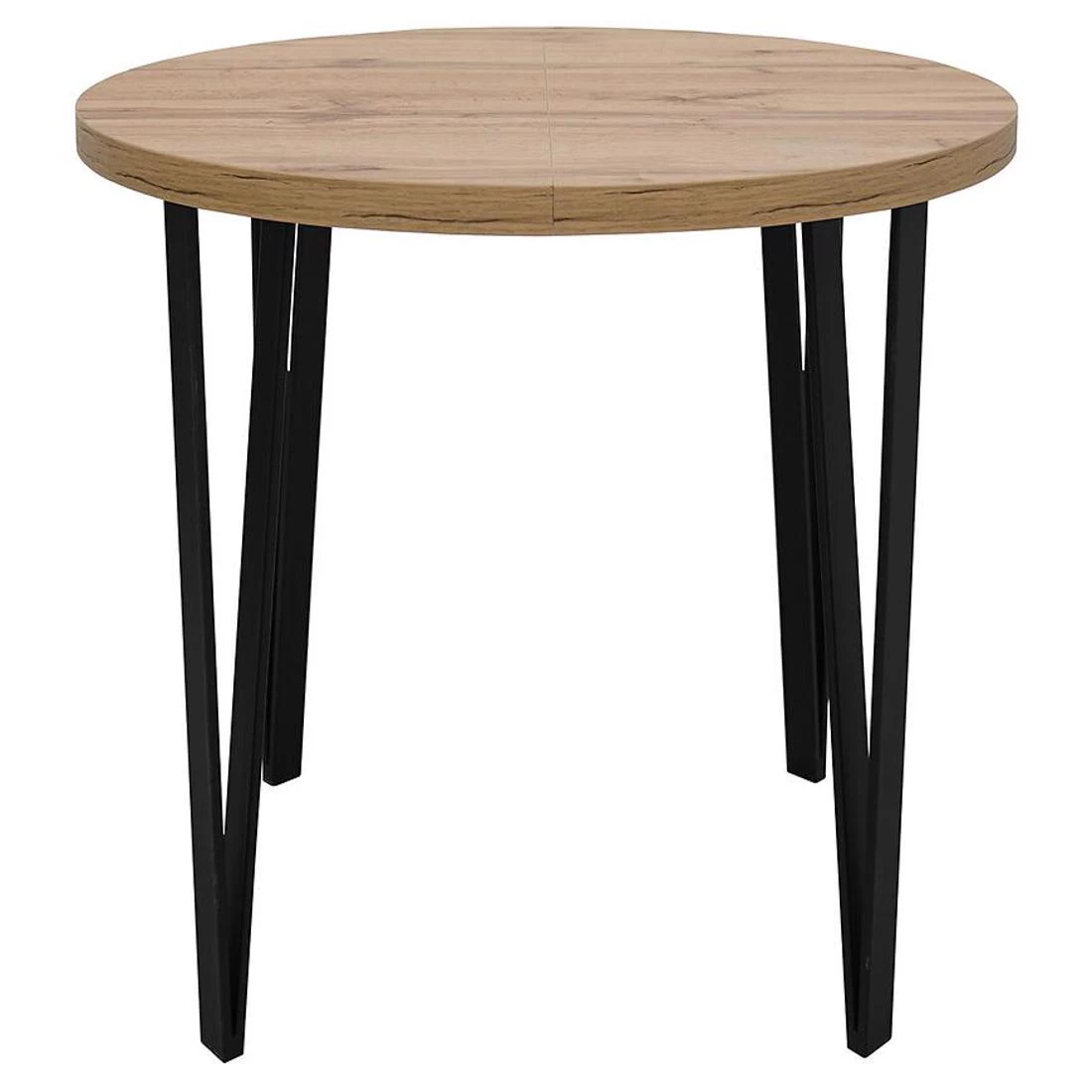 St-81 stol produživi 100/150x100x76 cm wotan/crna