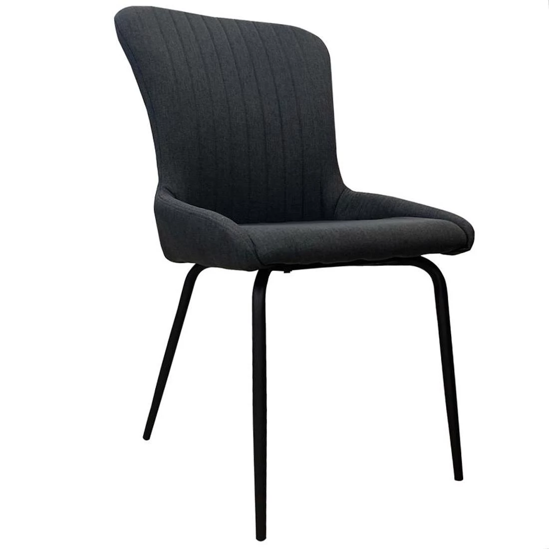 Padwa 5 stolica 61x60x78 cm tamno siva