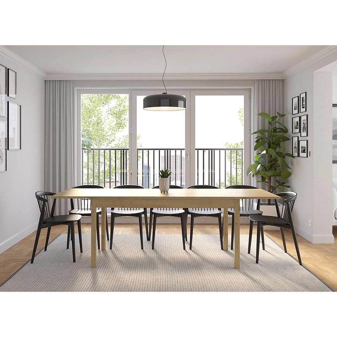 Sendi stol produživi 160/240x80 cm artisan hrast