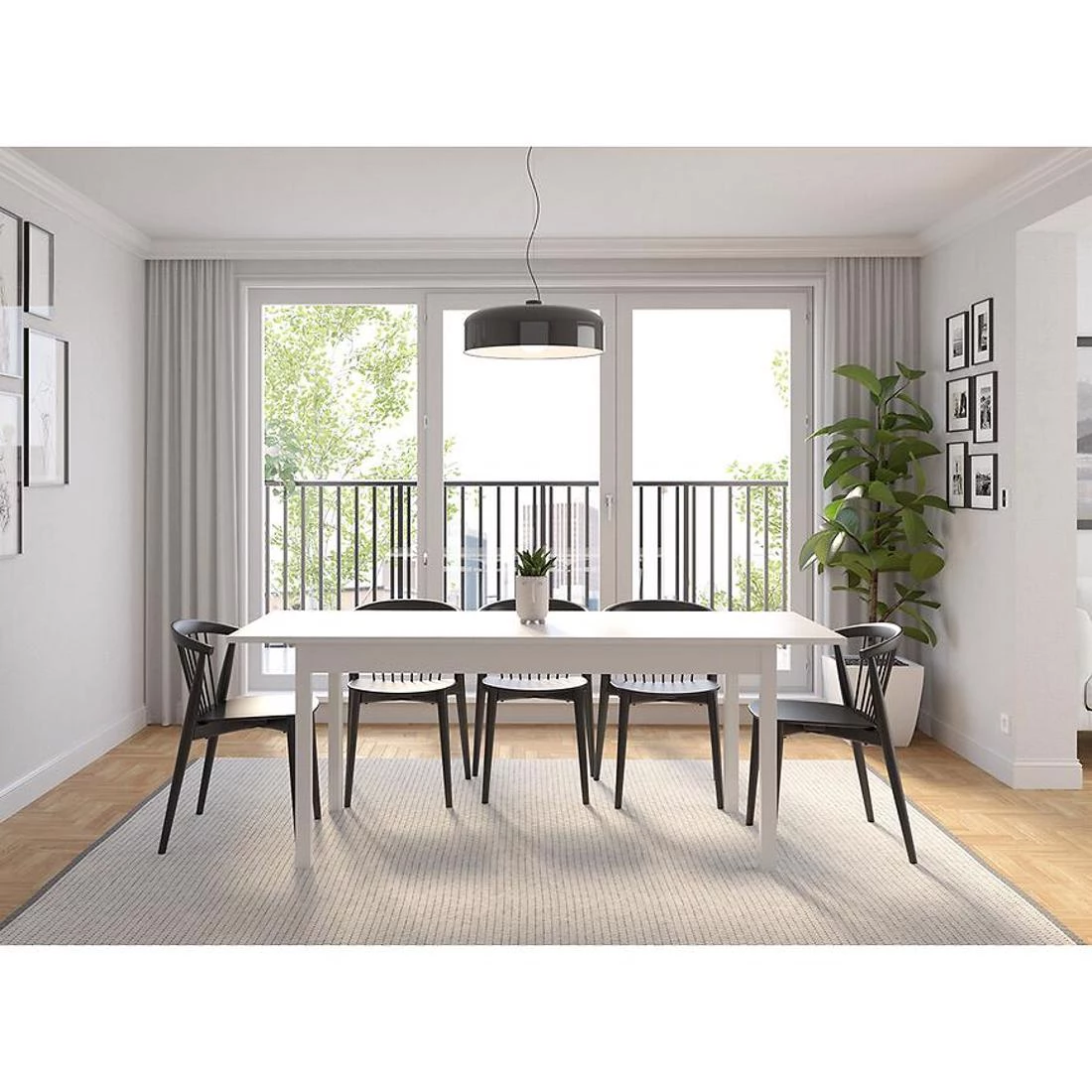 Sendi stol produživi 160/240x80 cm bijeli