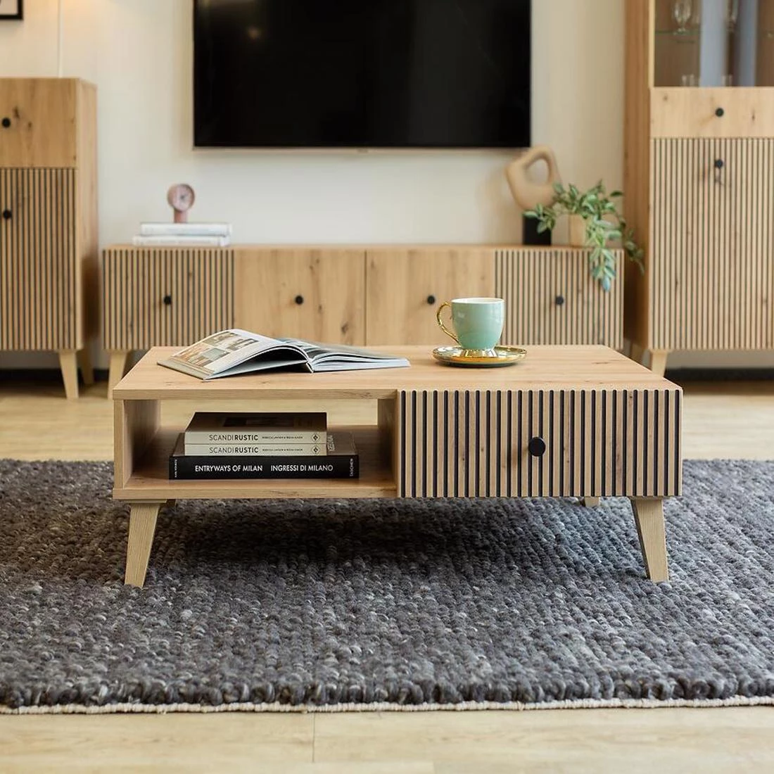 Berlin stocic 102x67x32 hrast