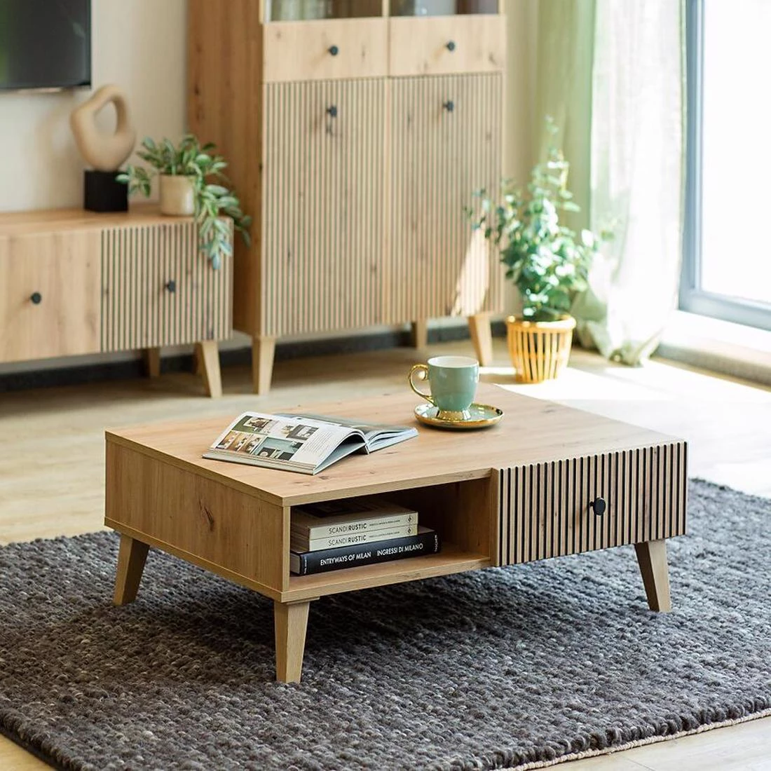 Berlin stocic 102x67x32 hrast