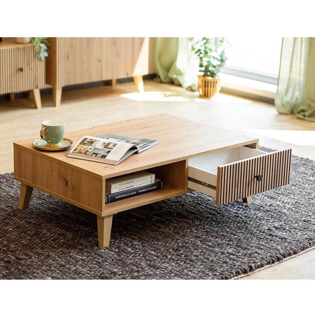 Berlin stocic 102x67x32 hrast