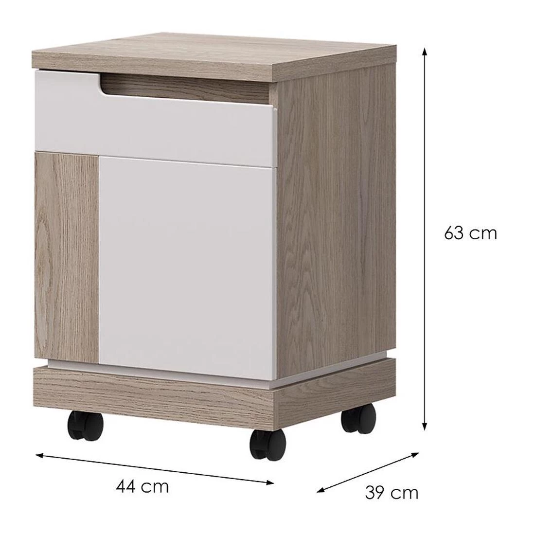 Aston An13 ormaric 44x39x63 cm hrast/kašmir