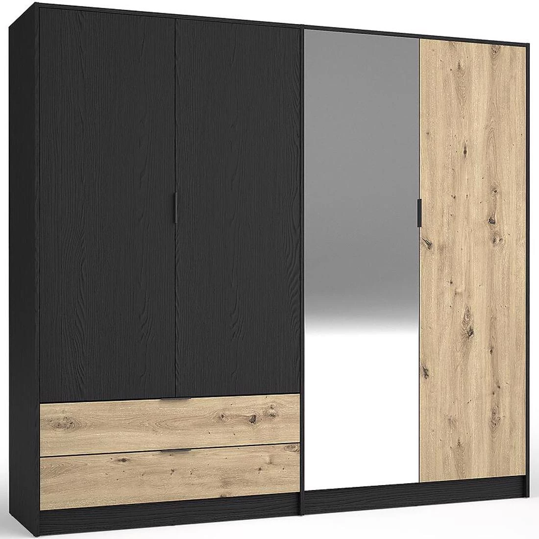 Upsala ormar 220x54x203 cm grafit/artizan