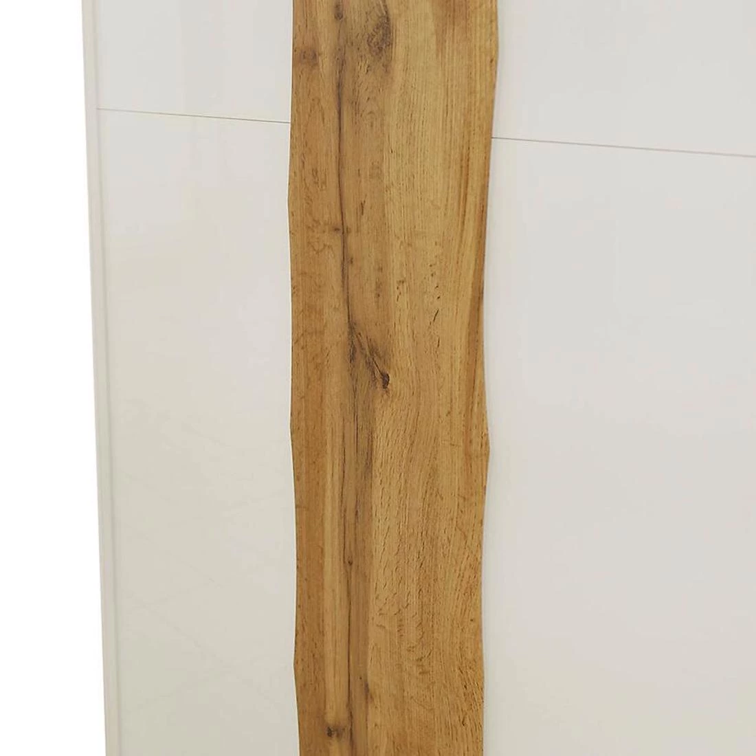 Drvo ormar 250x66x218 cm bela/wotan