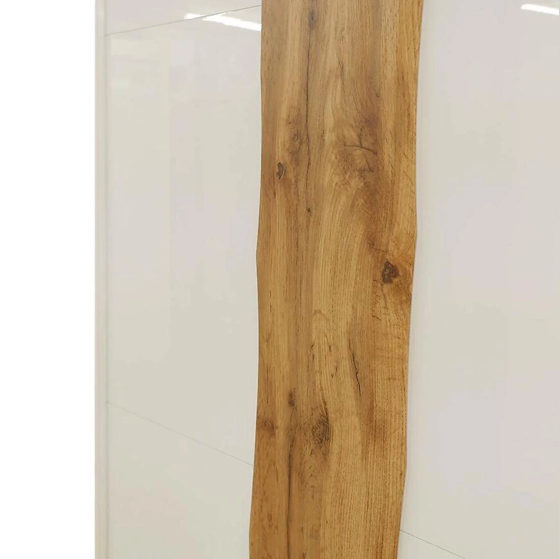 Drvo ormar 250x66x218 cm bela/wotan