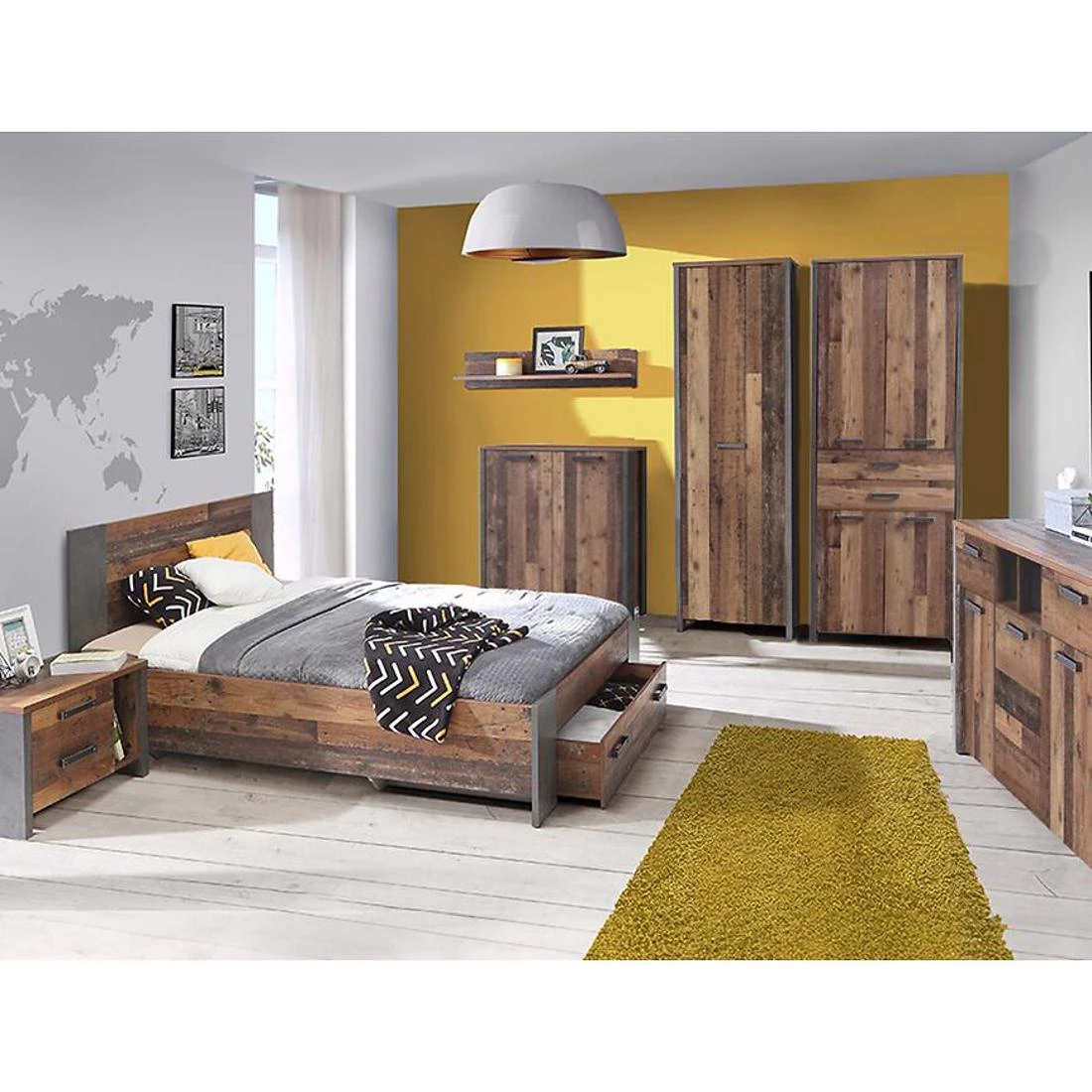 Symmach ormar 86,7x41,6x221 cm tamno drvo