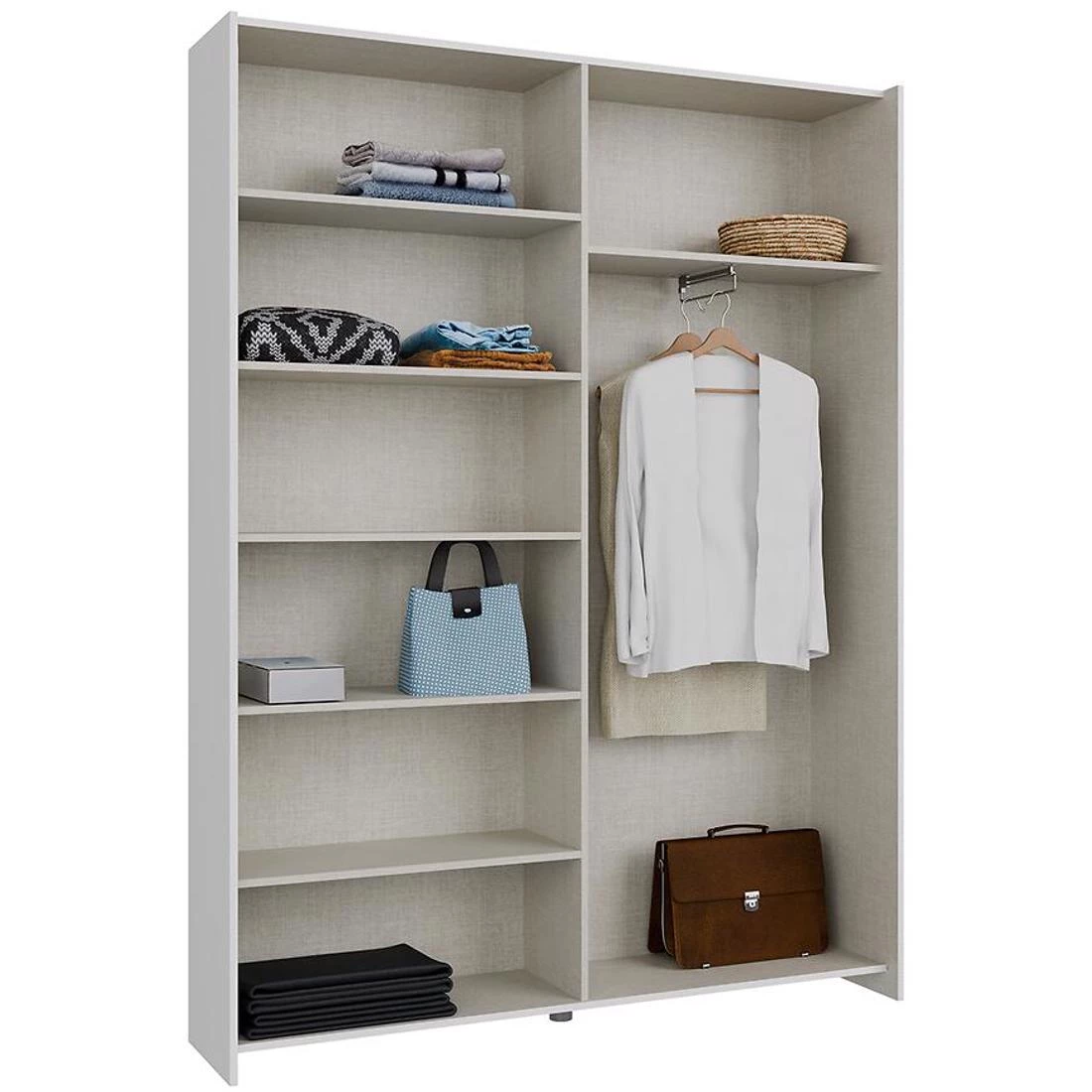 Chiseldon ormar 150,1x39,1x210,5 cm bela