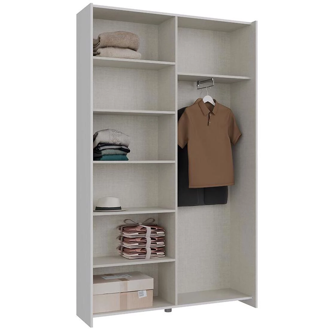 Chiseldon ormar 120,1x39,1x210,5 cm bela