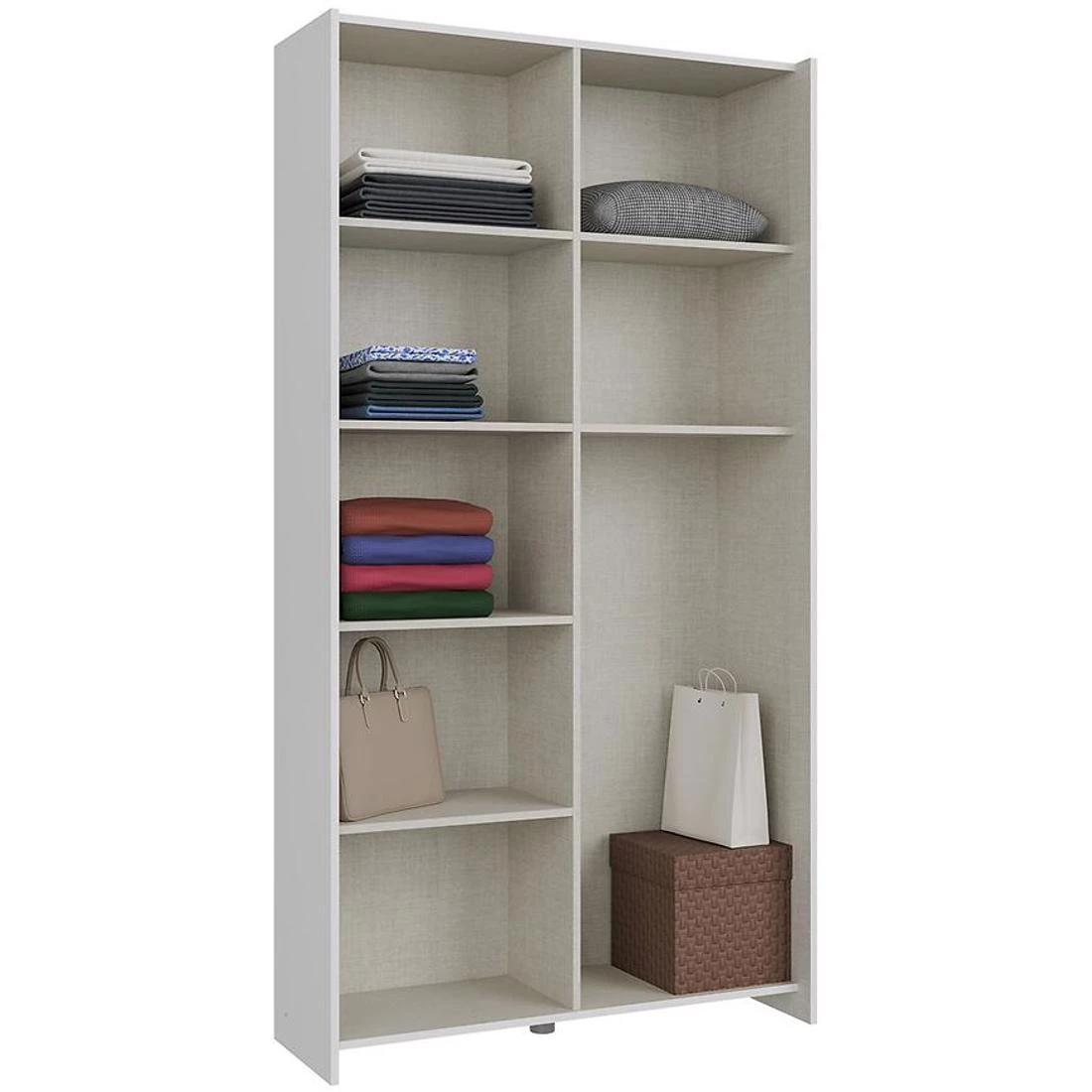 Chiseldon ormar 100,1x39,1x190,5 cm bela