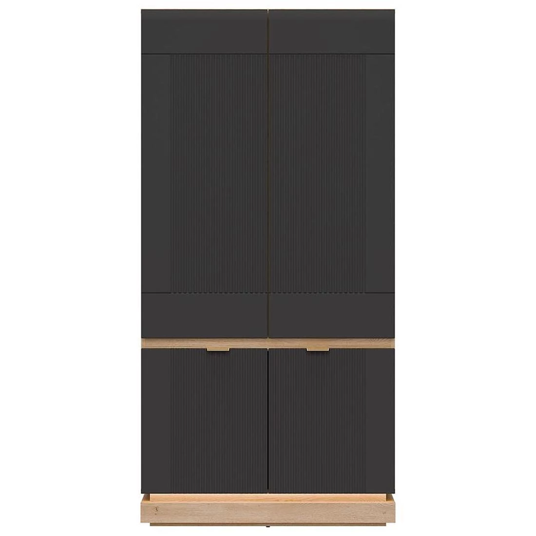 Milton ormar 95,5x55,5x193,5 cm hrast/antracit