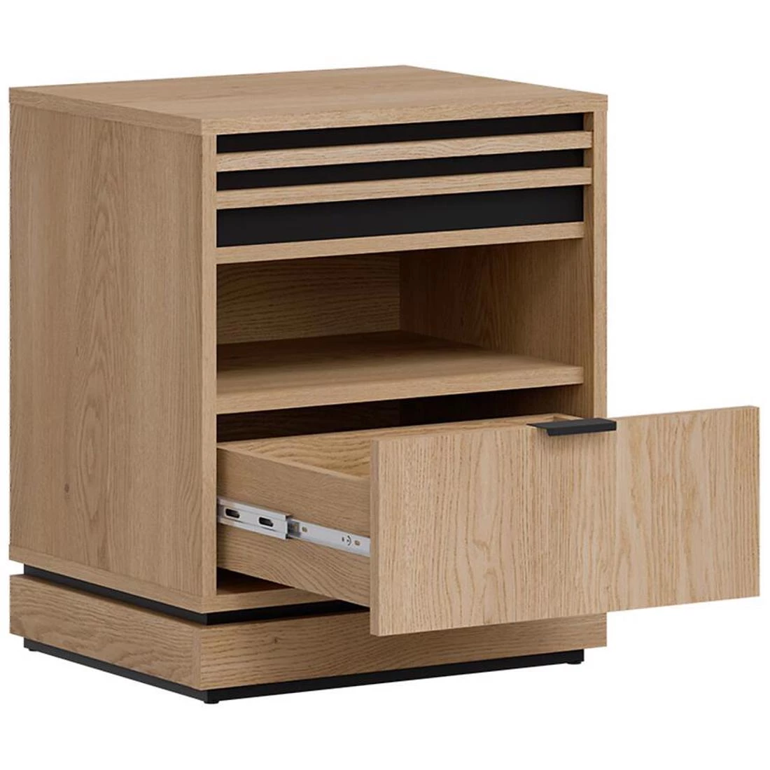 Ferro nocni ormaric 48.5x39x58.5 cm krem ??hrast