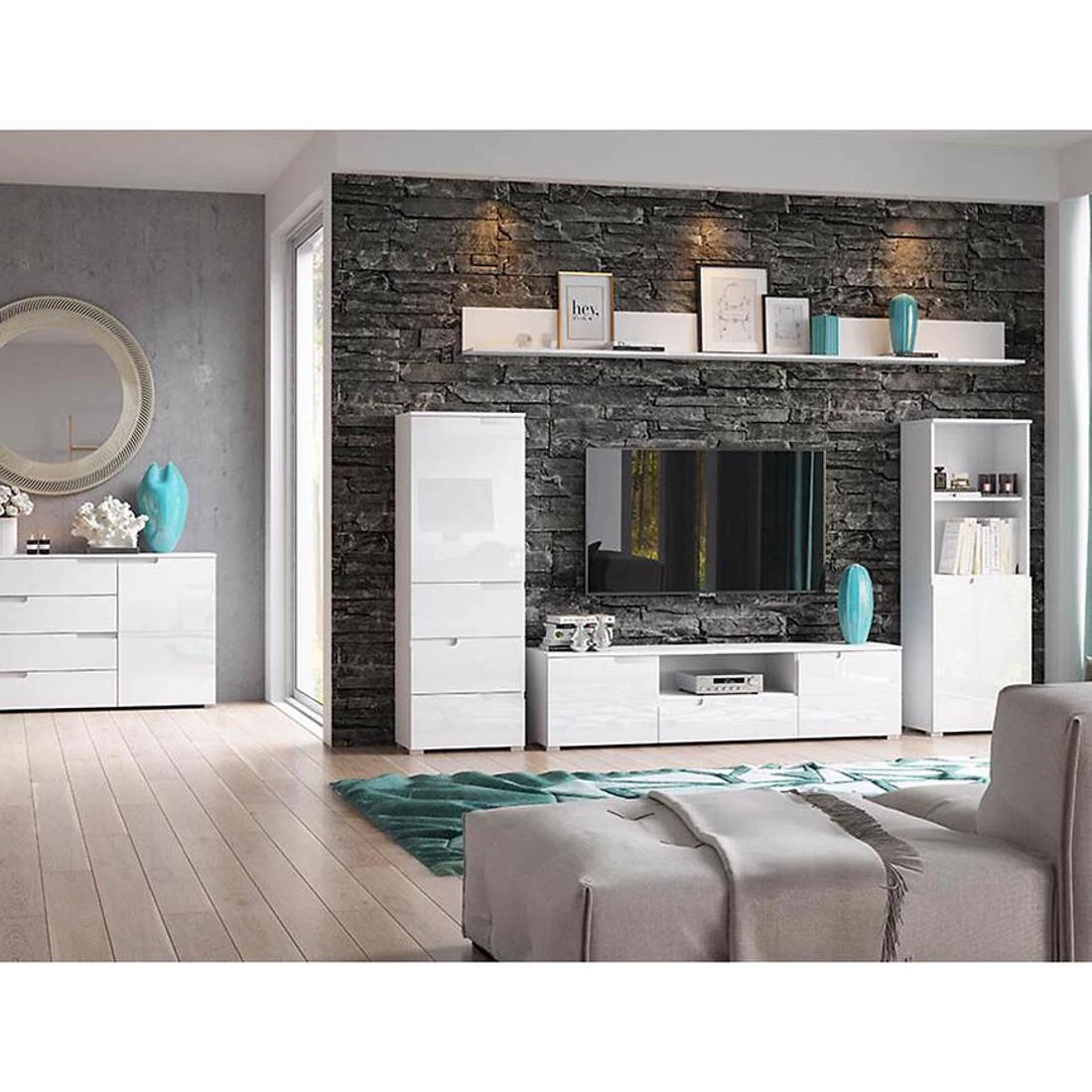 Selene ormaric za cipele 79x40x43 cm bela