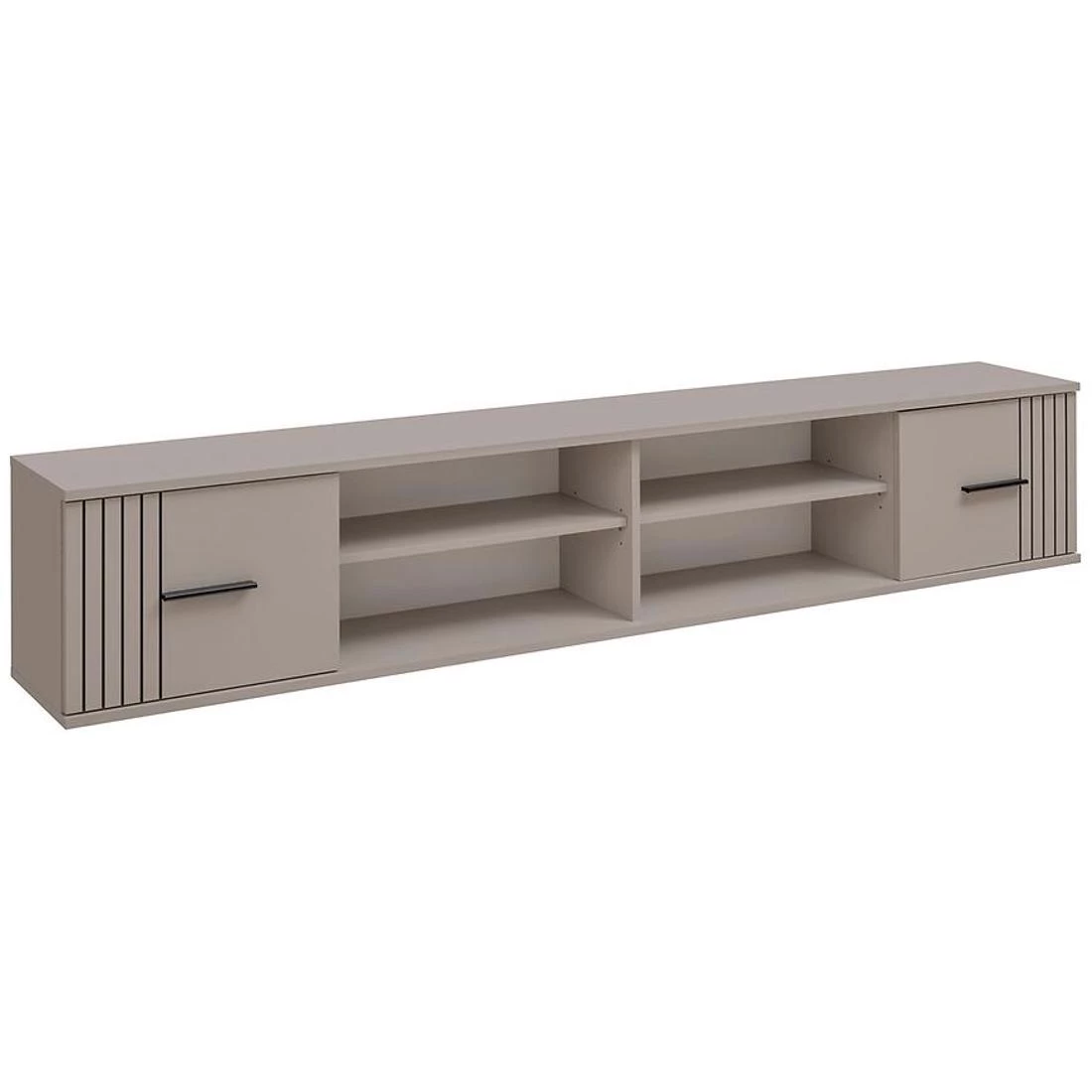 Sigma ormaric za krevet 204x25x39 cm kašmir/crna