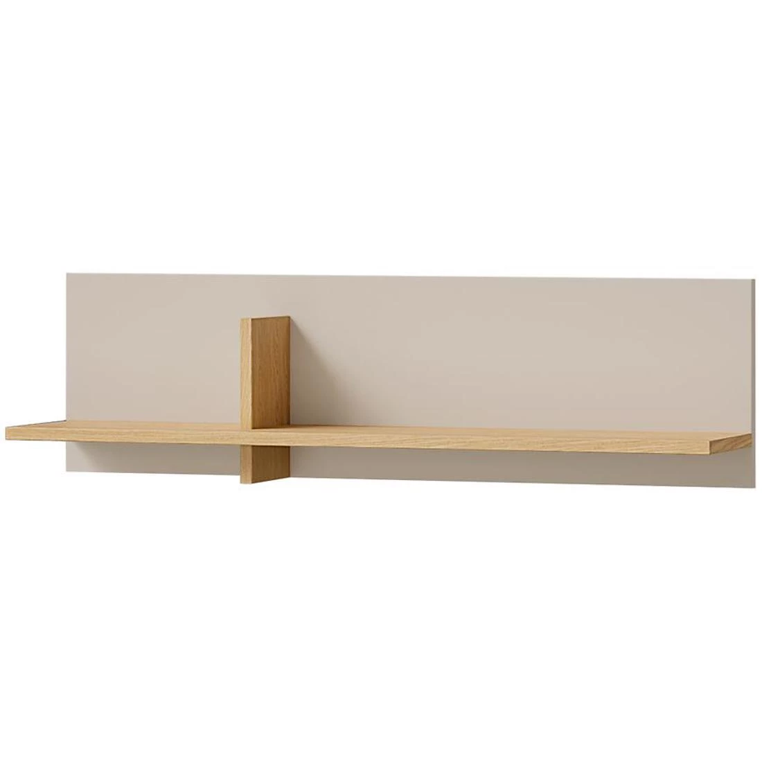 Lorin 16 zidna polica 90x24x25 kašmir/hrast