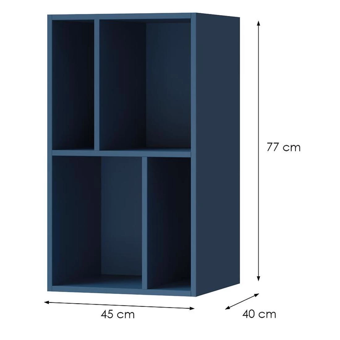 Lorin 13 zidni ormaric 45x40x77 morsko plava