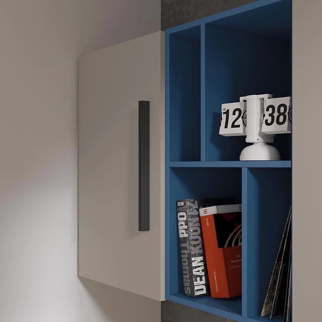 Lorin 13 zidni ormaric 45x40x77 morsko plava
