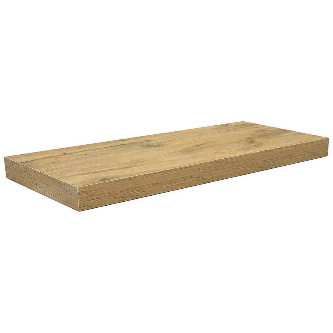 Ligno zidna polica 80x26x5 hrast