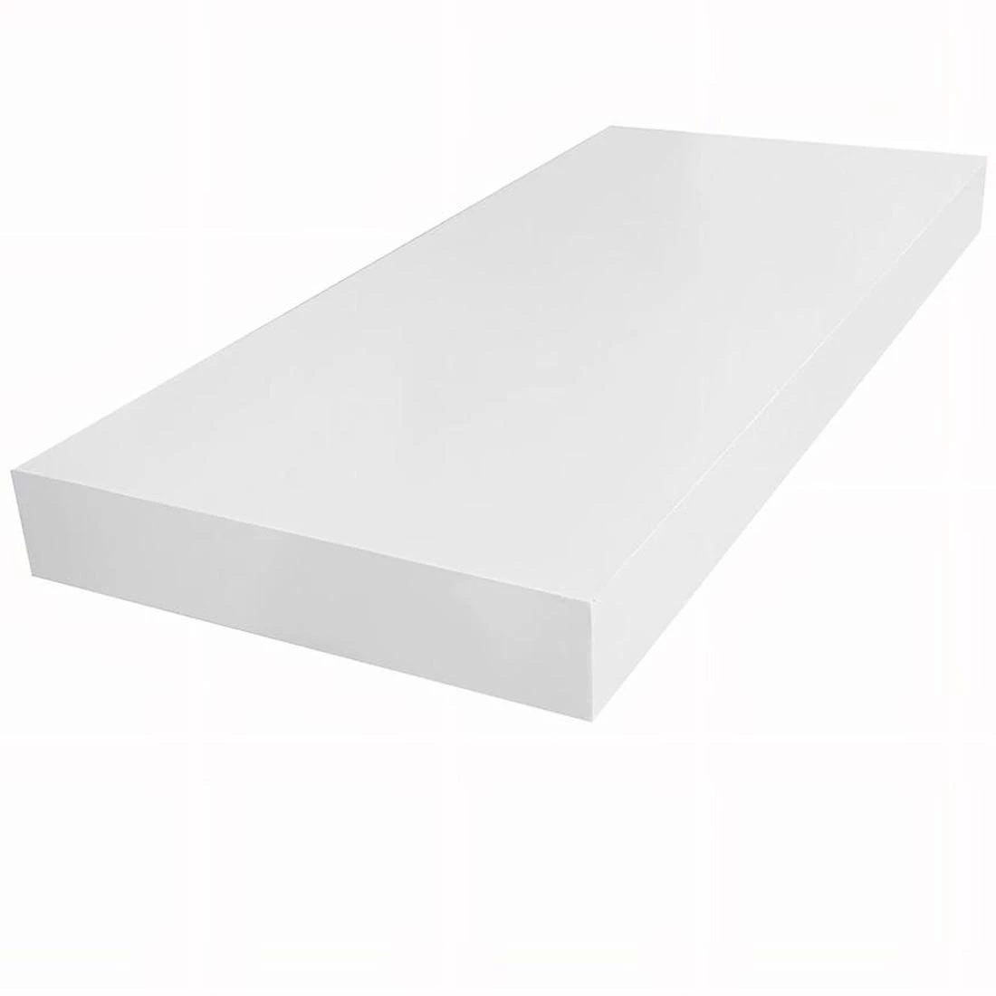 Ligno zidna polica 80x26x5 bela