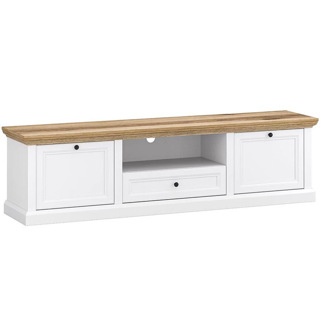 Argyle B TV stalak196,5x43,3x53  mat bela/hrast