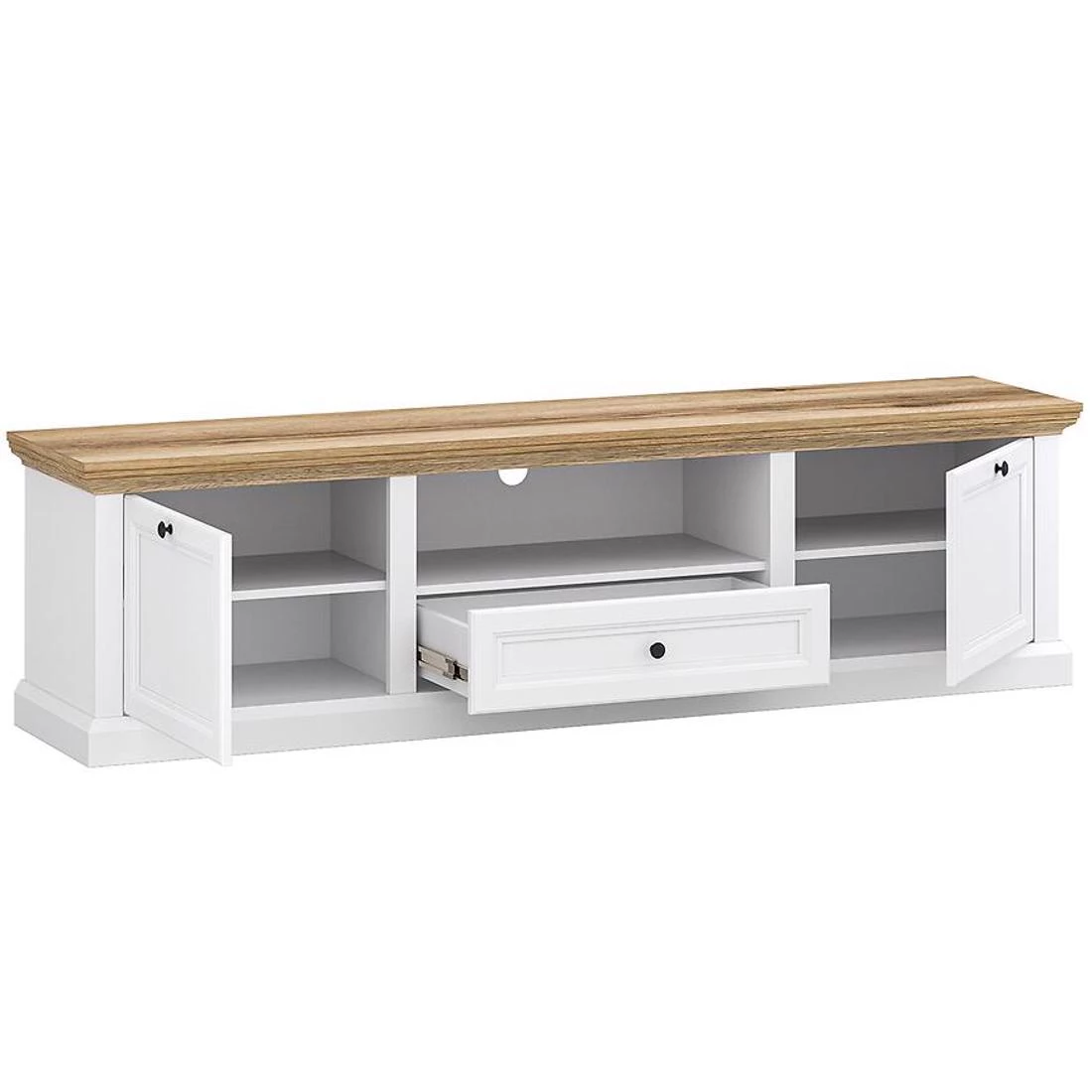 Argyle B TV stalak196,5x43,3x53  mat bela/hrast
