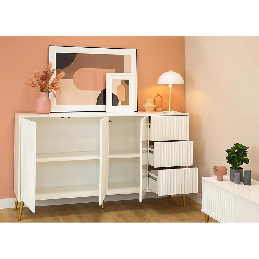 Barcelona komoda 180x40x98 bijela