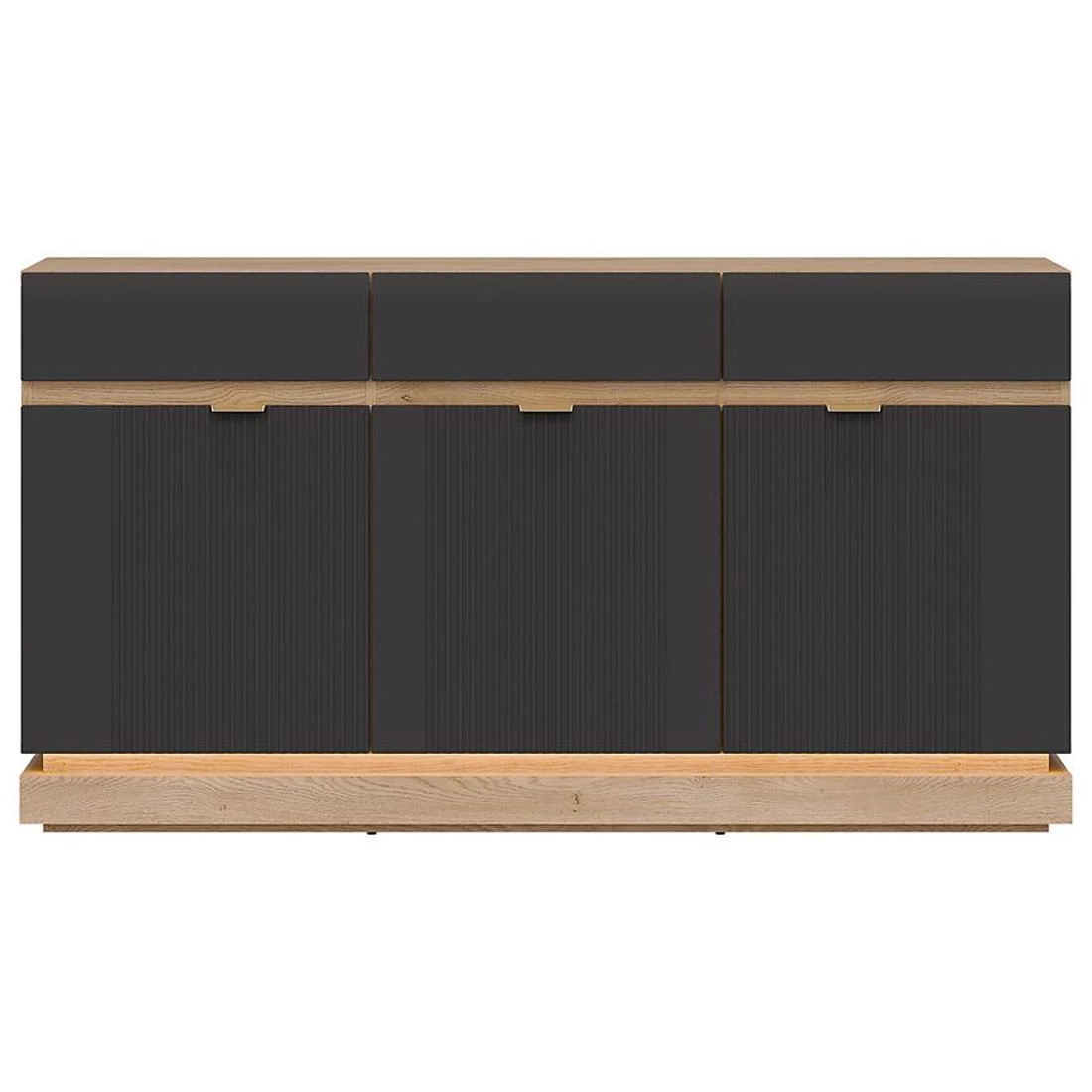 Milton komoda 163,5x40,5x88 crna