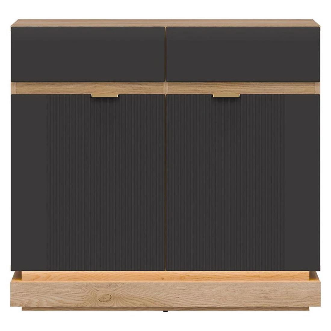 Milton komoda 95x40,5x88 crna