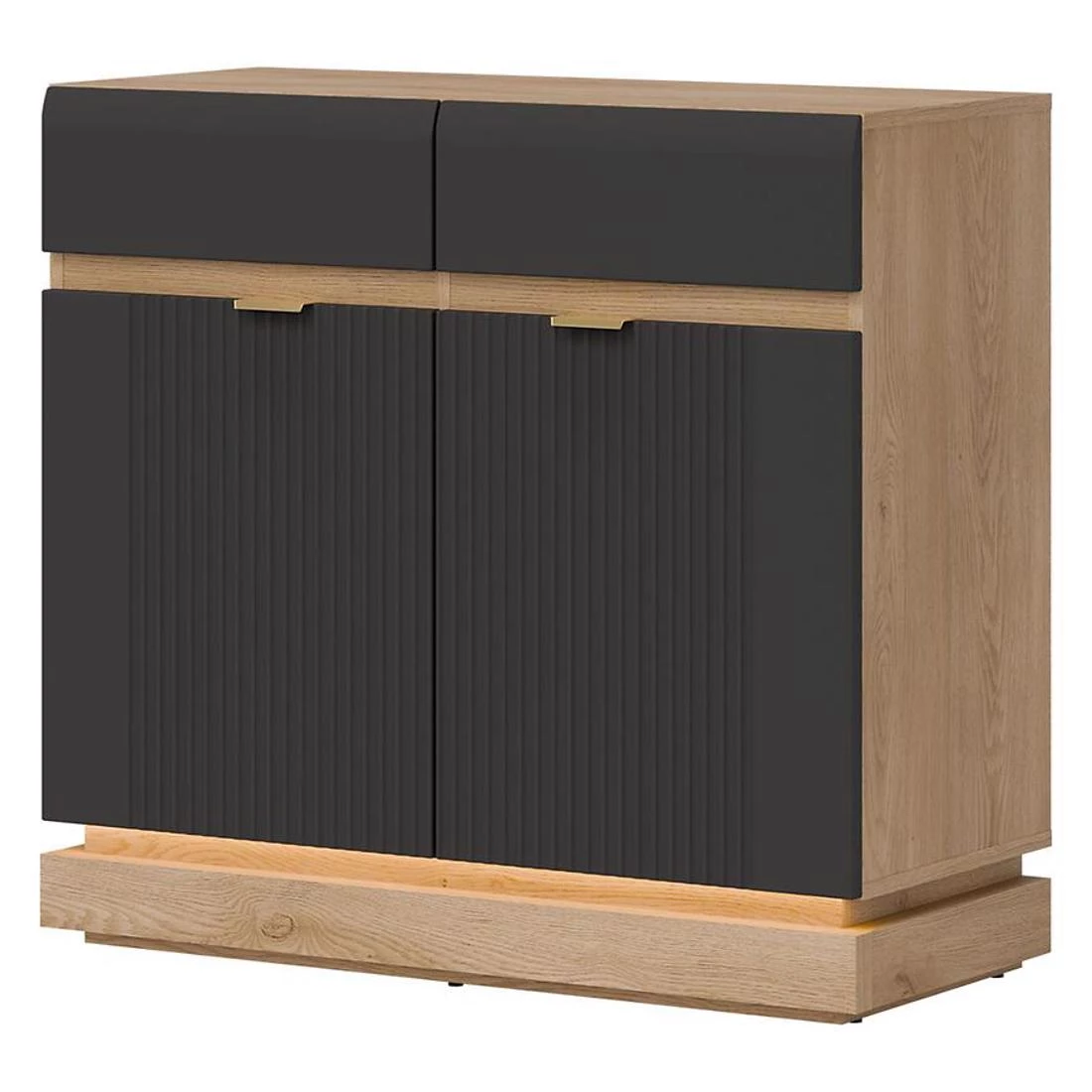 Milton komoda 95x40,5x88 crna