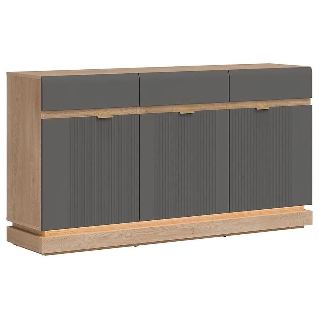 Milton komoda 163,5x40,5x88 antracit