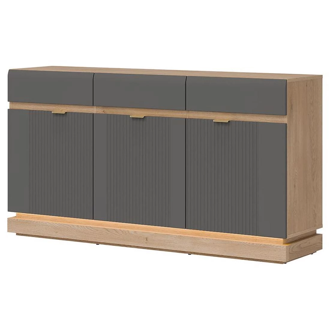 Milton komoda 163,5x40,5x88 antracit