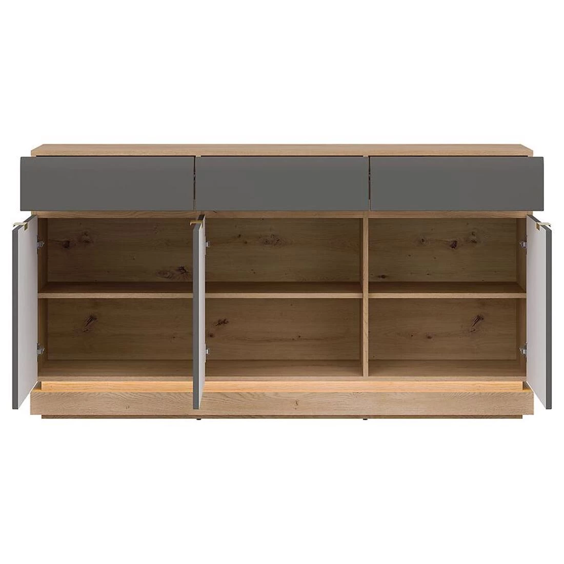 Milton komoda 163,5x40,5x88 antracit