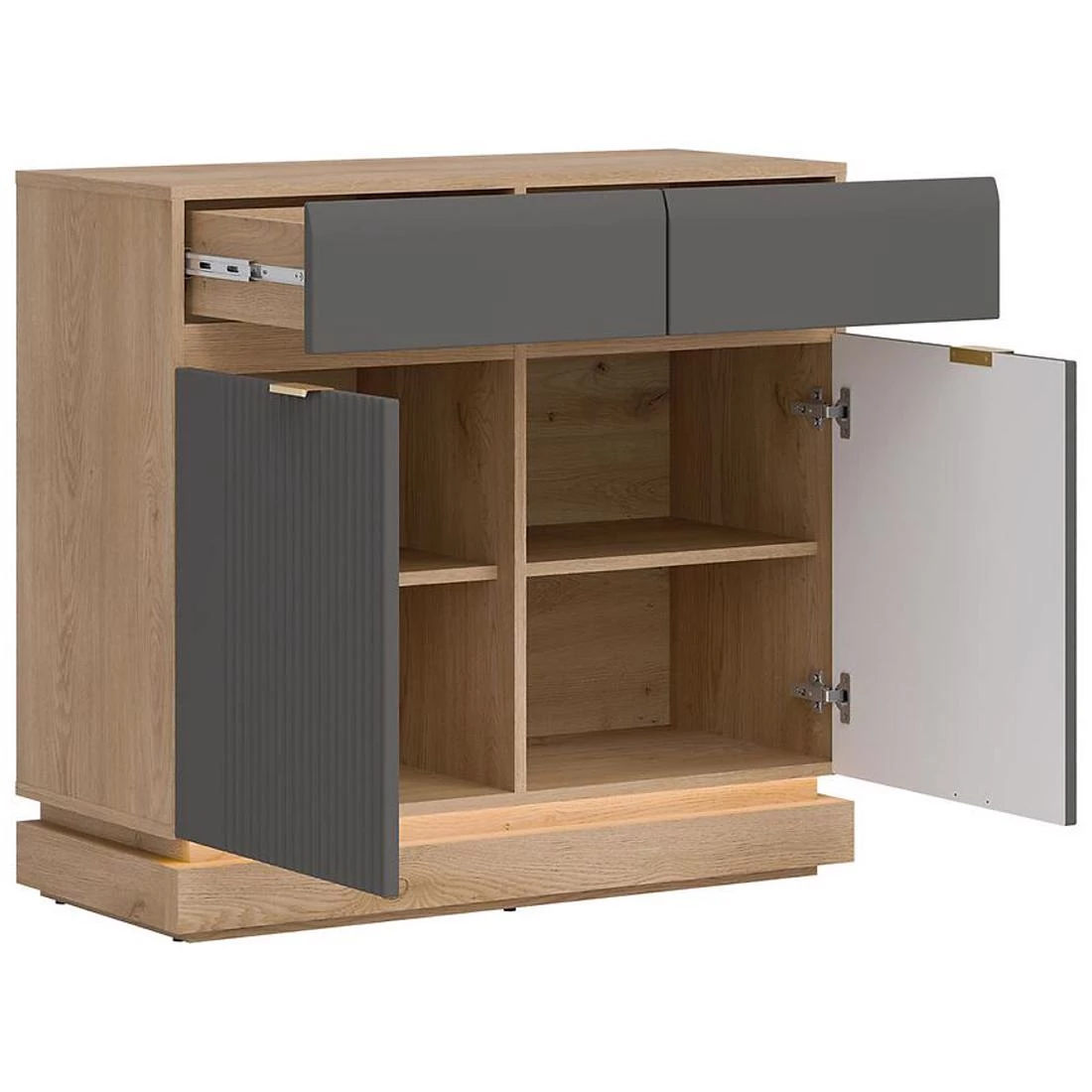 Milton komoda 95x40,5x88 antracit