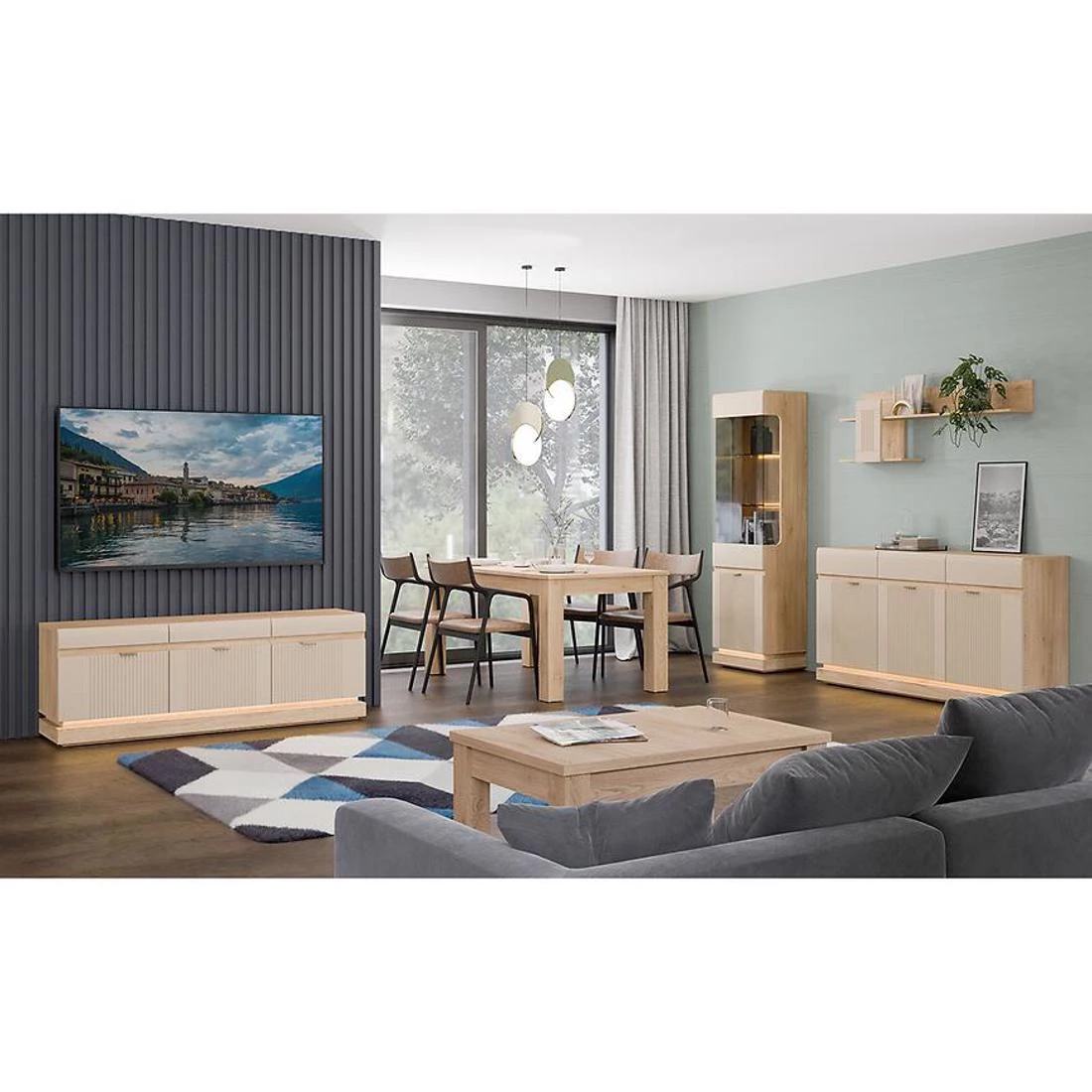 Milton komoda 163,5x40,5x88 cremona