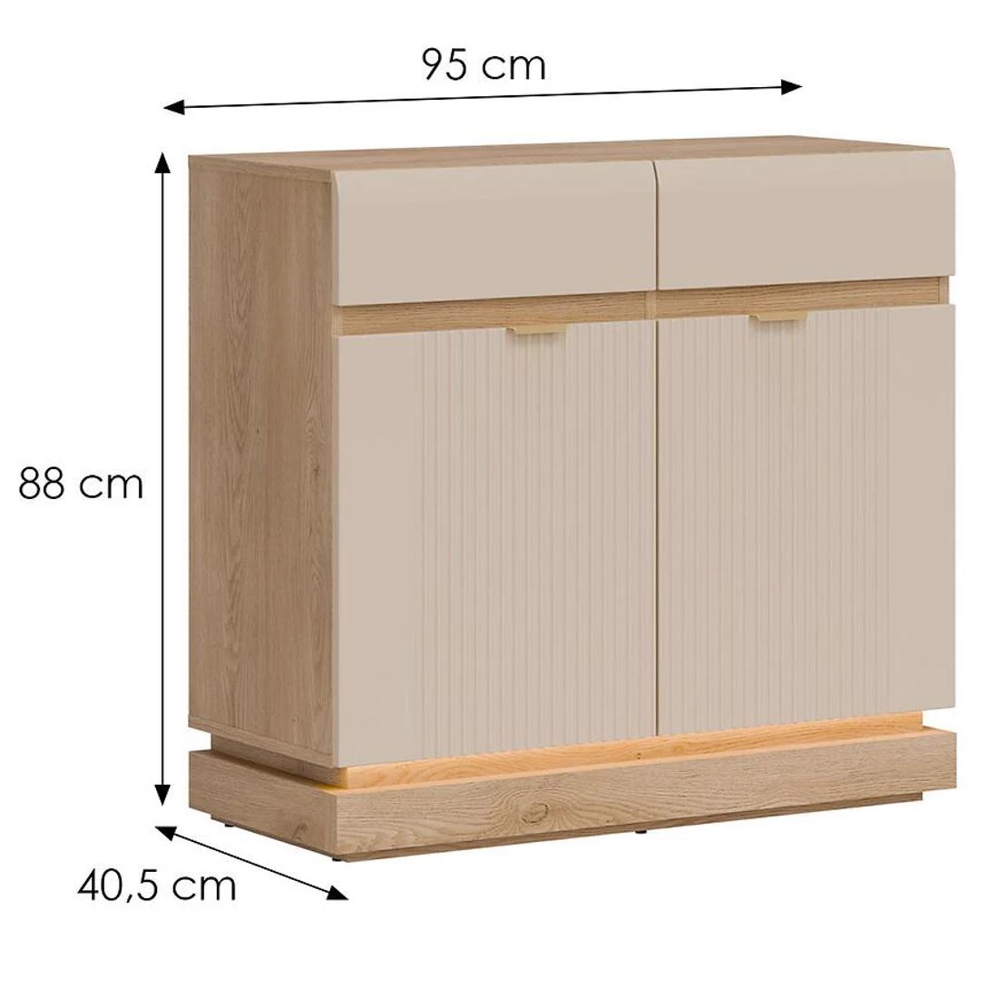 Milton komoda 95x40,5x88 cremona