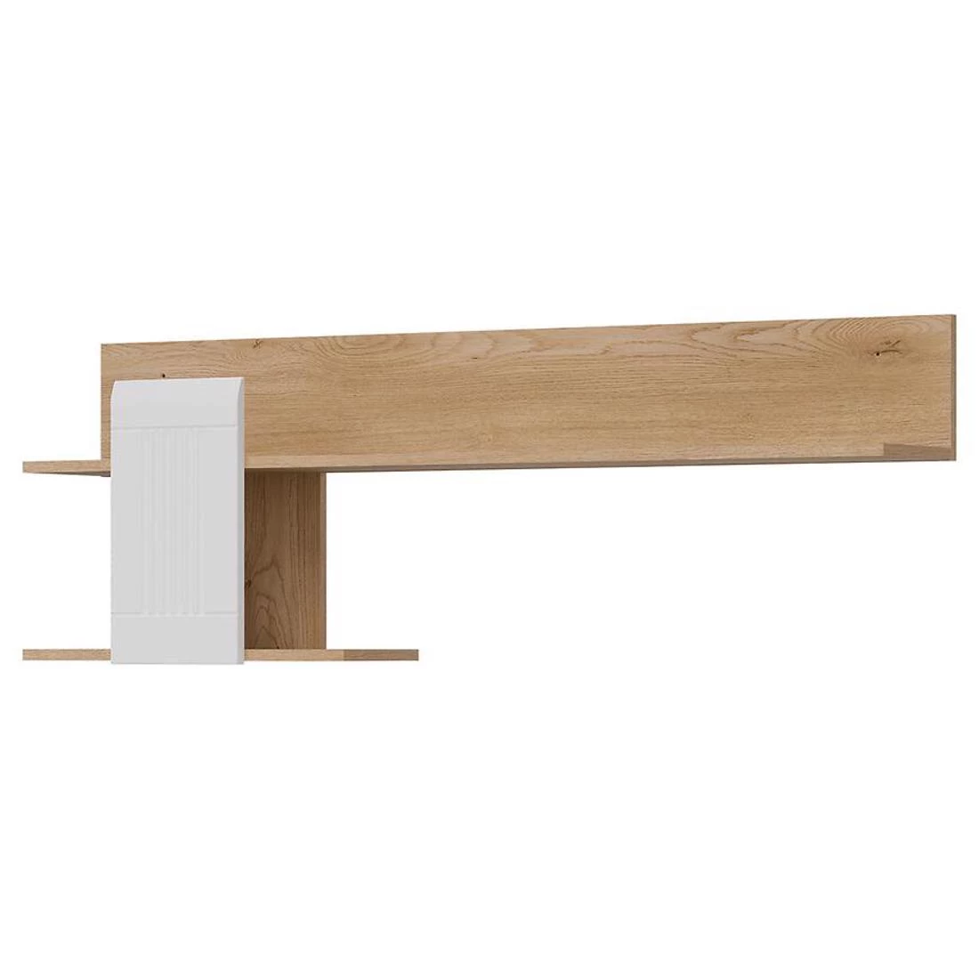 Milton zidne police 138x23x46,5 bela
