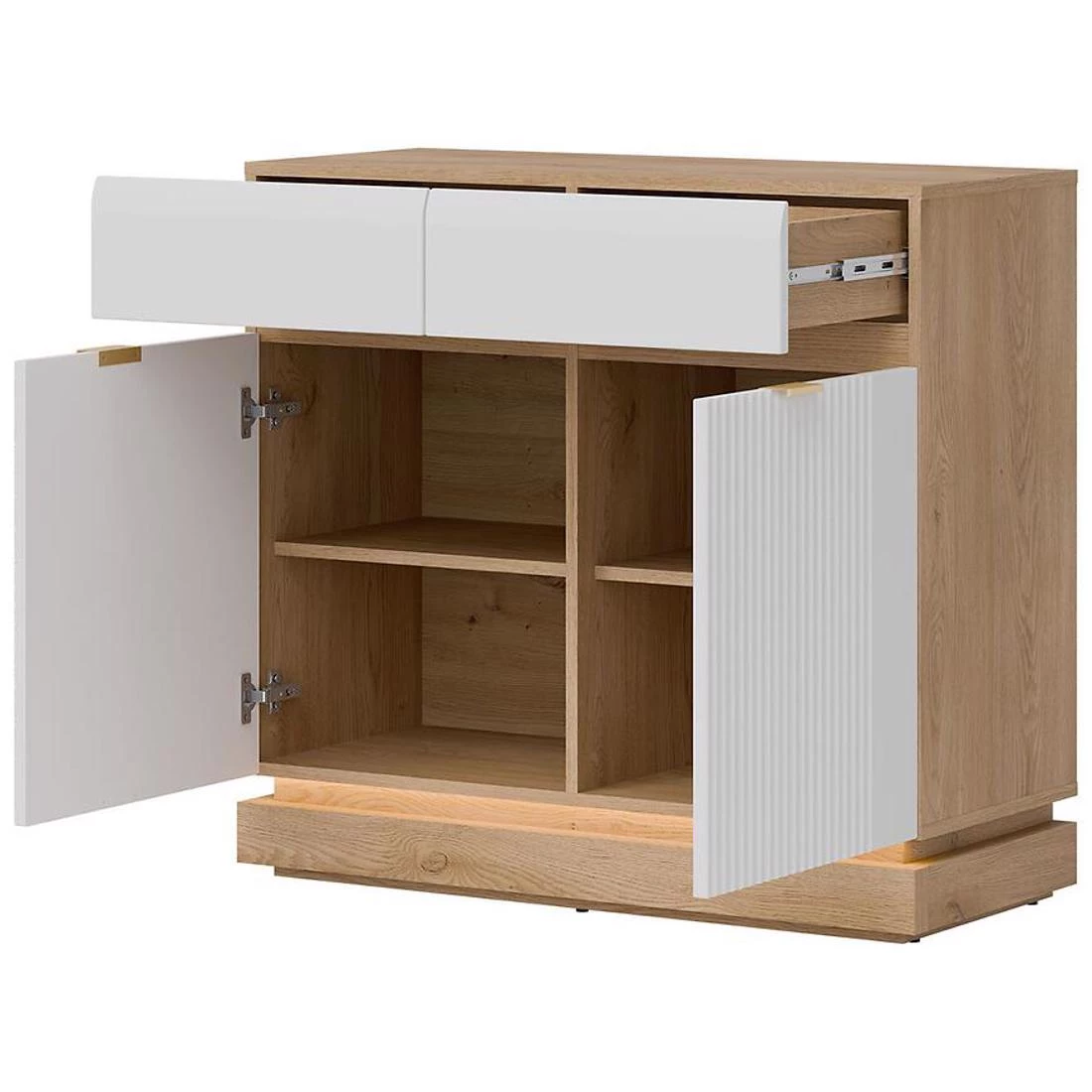 Milton komoda 95x40,5x88 bijela