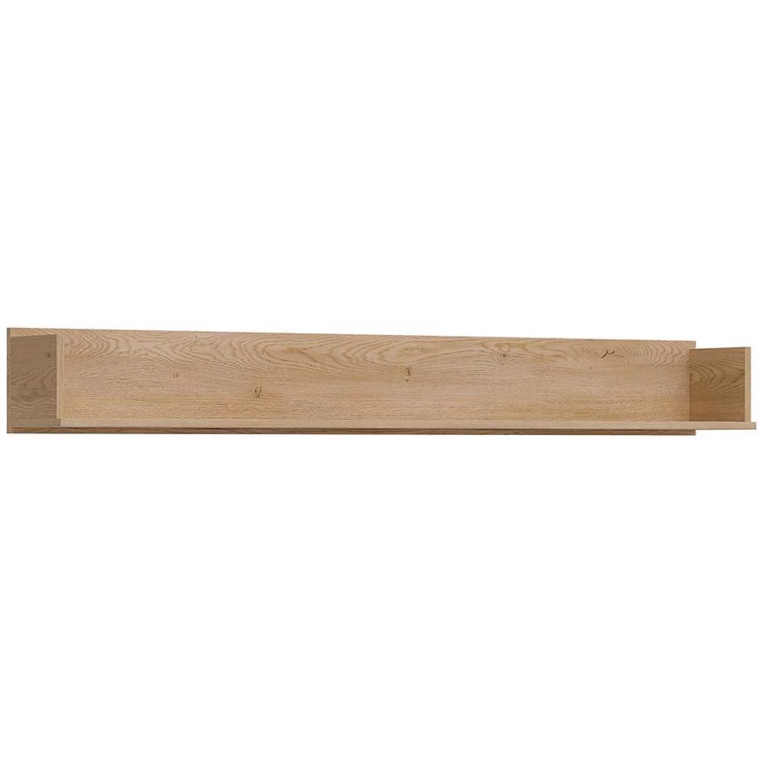 Ferro zidne police 165x23,5x22 hrast