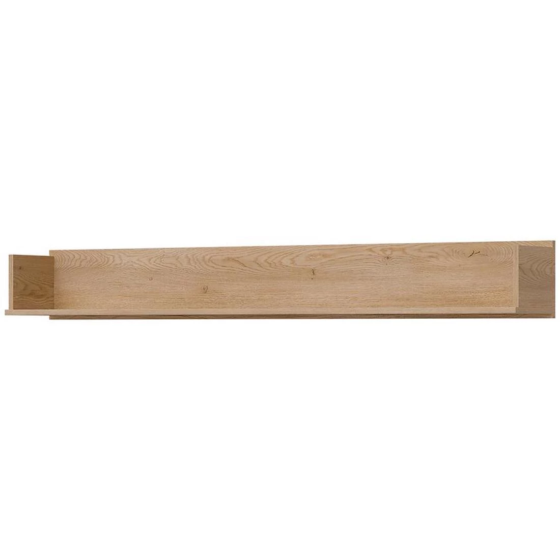 Ferro zidne police 165x23,5x22 hrast