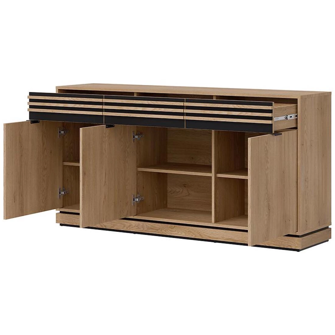Ferro komoda 165x39x85 oak crem torro