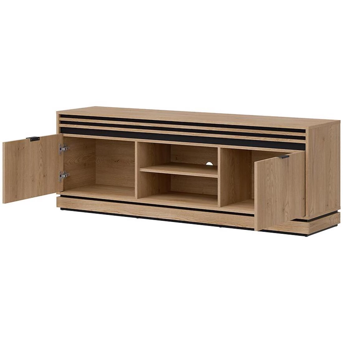 Ferro TV komoda 165x36x58,5 hrast