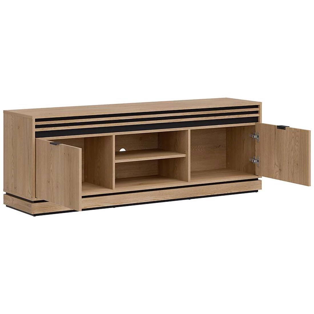 Ferro TV komoda 165x36x58,5 hrast