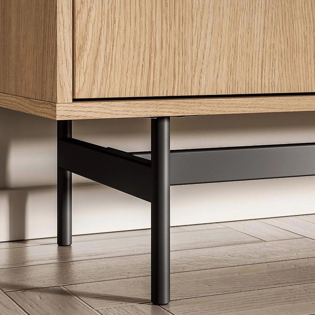 Reyno komoda 150x40x85 Oak Mavelie