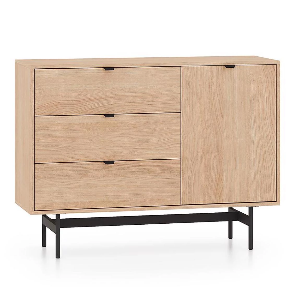 Reynos komoda 115x40x85 Oak Mavelie