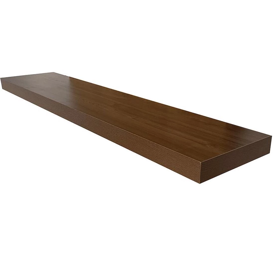 Ligno zidna polica 120x26x5 braon