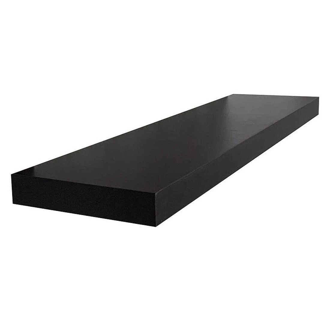 Ligno zidna polica 100x26x5 crna