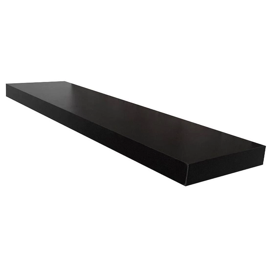 Ligno zidna polica 100x26x5 crna