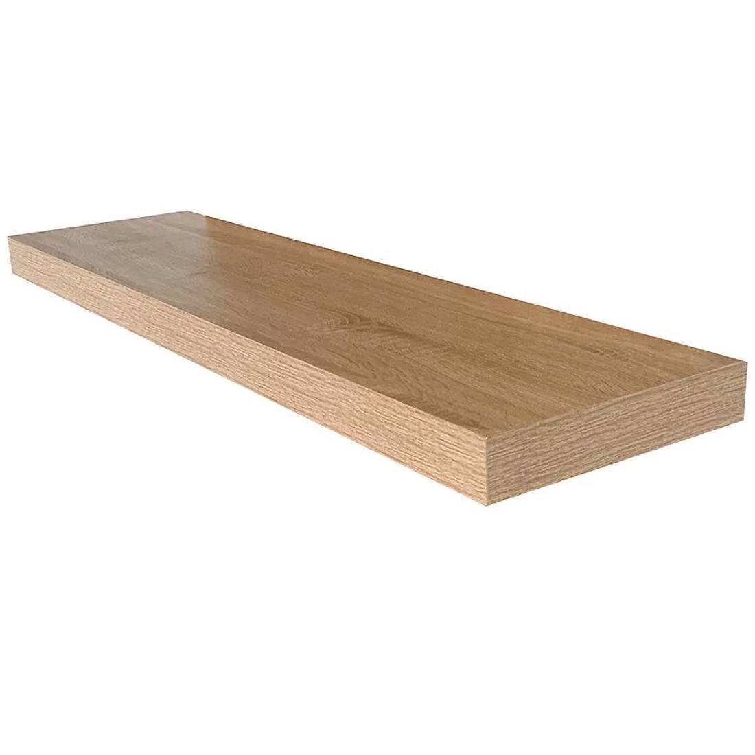 Ligno zidna polica 100x26x5 hrast